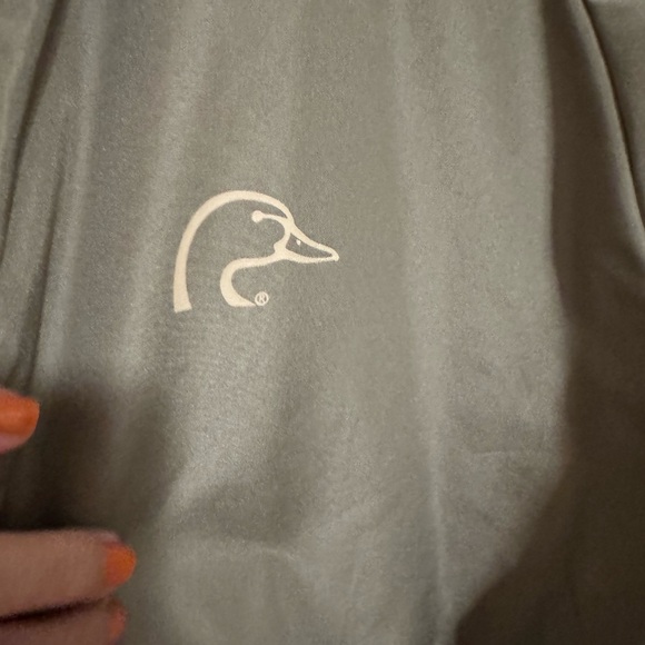 Ducks Unlimited Olive Green Windbreaker Jacket - Picture 4 of 10